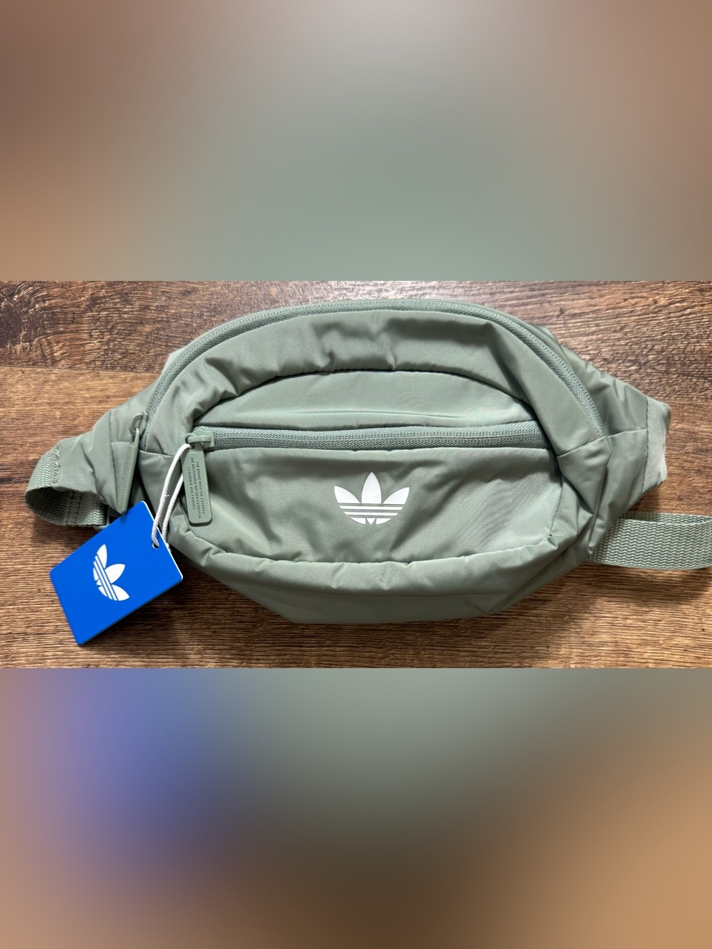 Adidas Originals Trefoil Belt Bag Sage Green Crossbody Fanny Pack NWT